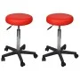 Office stools 2 pcs red synthetic leather by vidaXL, Office chairs - Ref: Foro24-277177, Price: 91,61 €, Discount: %