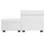 L-shaped Chesterfield sofa white artificial leather by vidaXL, Sofas - Ref: Foro24-275225, Price: 705,14 €, Discount: %