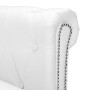 L-shaped Chesterfield sofa white artificial leather by vidaXL, Sofas - Ref: Foro24-275225, Price: 717,66 €, Discount: %
