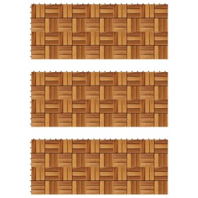 Porch tiles 30x30 cm acacia 30 pieces by vidaXL, Floors and carpets - Ref: Foro24-271793, Price: 122,34 €, Discount: %