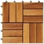 Verandafliesen 30x30 cm Akazie 30 Stück von vidaXL, Böden und Teppiche - Ref: Foro24-271793, Preis: 115,94 €, Rabatt: %