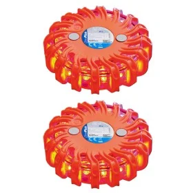 ProPlus Warnscheiben mit 16 LEDs 2 Einheiten orange von ProPlus, Straßen- und Verkehrszeichen - Ref: Foro24-276224, Preis: 34...