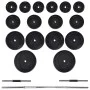 Exercise bench with a set of weights and dumbbells 60.5 kg by vidaXL, Weight lifting machines - Ref: Foro24-275347, Price: 26...