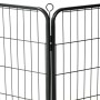 Corral para perros 16 paneles de acero 60x80 cm negro von vidaXL, Hundehütten und Zäune - Ref: Foro24-275492, Preis: 281,48 €...