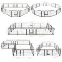 Corral para perros 16 paneles de acero 60x80 cm negro von vidaXL, Hundehütten und Zäune - Ref: Foro24-275492, Preis: 265,60 €...