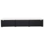 Tumbonas con cojines 2 uds ratán sintético negro de vidaXL, Tumbonas - Ref: Foro24-277088, Precio: 318,23 €, Descuento: %