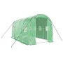 Invernadero con estructura de acero verde 8 m² 4x2x2 m de vidaXL, Invernaderos - Ref: Foro24-3188017, Precio: 165,73 €, Descu...