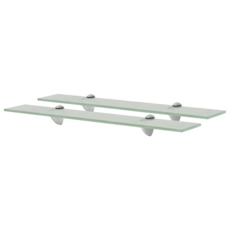 Schweberegale 2 Einheiten Glas 8 mm 60x20 cm von vidaXL, Regale und Regale - Ref: Foro24-3051537, Preis: 42,63 €, Rabatt: %