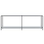 Konsolentisch aus gehärtetem Glas Weiß 220x35x75,5 cm von vidaXL, Seitentische - Ref: Foro24-331712, Preis: 113,45 €, Rabatt: %