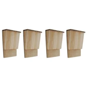 Fledermaushäuser 4 Holzelemente 22x12x34 cm von vidaXL, Fledermausunterstände - Ref: Foro24-276009, Preis: 60,78 €, Rabatt: %