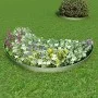 Set of 10 pieces of galvanized steel lawn fences 100x20cm by vidaXL, Garden edging and edging - Ref: Foro24-274902, Price: 60...