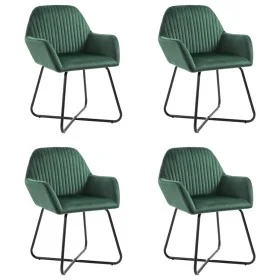 Dining chairs 4 units of green velvet by vidaXL, dining chairs - Ref: Foro24-277007, Price: 411,63 €, Discount: %