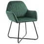 Sillas de comedor 4 unidades de terciopelo verde de vidaXL, Sillas de comedor - Ref: Foro24-277007, Precio: 411,12 €, Descuen...