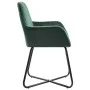 Sillas de comedor 4 unidades de terciopelo verde de vidaXL, Sillas de comedor - Ref: Foro24-277007, Precio: 411,12 €, Descuen...