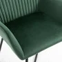 Sillas de comedor 4 unidades de terciopelo verde de vidaXL, Sillas de comedor - Ref: Foro24-277007, Precio: 411,12 €, Descuen...