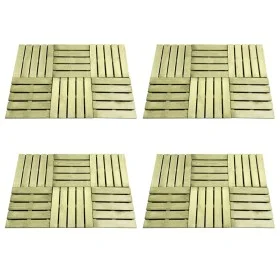 Porch tile 24 units green wood 50x50 cm by vidaXL, Floors and carpets - Ref: Foro24-276432, Price: 240,62 €, Discount: %
