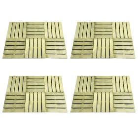 Verandafliesen 24 Einheiten grünes Holz 50x50 cm von vidaXL, Böden und Teppiche - Ref: Foro24-276432, Preis: 249,54 €, Rabatt: %