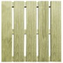 Baldosa de porche 24 unidades madera verde 50x50 cm de vidaXL, Suelos y moquetas - Ref: Foro24-276432, Precio: 237,62 €, Desc...