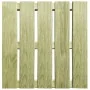 Baldosa de porche 24 unidades madera verde 50x50 cm de vidaXL, Suelos y moquetas - Ref: Foro24-276432, Precio: 240,62 €, Desc...