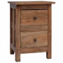Mesita de noche de madera maciza de caoba 40x30x51 cm