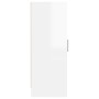 Glossy white chipboard shoe rack 32x35x92 cm by vidaXL, Shoe racks and shoe organizers - Ref: Foro24-808978, Price: 88,60 €, ...