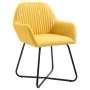 Esstischstühle, 4 Stück, gelber Stoff von vidaXL, Essstühle - Ref: Foro24-277108, Preis: 355,74 €, Rabatt: %