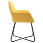 Esstischstühle, 4 Stück, gelber Stoff von vidaXL, Essstühle - Ref: Foro24-277108, Preis: 360,40 €, Rabatt: %