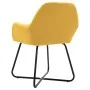 Esstischstühle, 4 Stück, gelber Stoff von vidaXL, Essstühle - Ref: Foro24-277108, Preis: 355,74 €, Rabatt: %