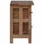 Mesita de noche de madera maciza de caoba 40x30x51 cm