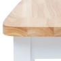 Esszimmerstühle, 6 Stück, massives weißes Gummibaumholz und Holz von vidaXL, Essstühle - Ref: Foro24-277544, Preis: 451,60 €,...