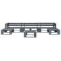 6-teiliges Gartenmöbelset aus grauer Holzpalette von vidaXL, Gartensets - Ref: Foro24-276320, Preis: 338,47 €, Rabatt: %