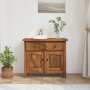 Aparador de madera maciza de caoba 75x30x65 cm