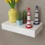 Floating wall shelves with drawers 2 pcs white 48 cm by vidaXL, Shelves and shelves - Ref: Foro24-276001, Price: 80,67 €, Dis...