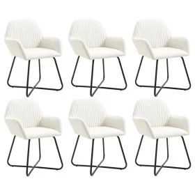 Esstischstühle, 6 Stück, Stoff in Cremefarbe. von vidaXL, Essstühle - Ref: Foro24-277099, Preis: 664,08 €, Rabatt: %