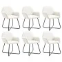 Esstischstühle, 6 Stück, Stoff in Cremefarbe. von vidaXL, Essstühle - Ref: Foro24-277099, Preis: 664,08 €, Rabatt: %
