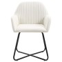 Esstischstühle, 6 Stück, Stoff in Cremefarbe. von vidaXL, Essstühle - Ref: Foro24-277099, Preis: 674,31 €, Rabatt: %