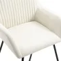 Esstischstühle, 6 Stück, Stoff in Cremefarbe. von vidaXL, Essstühle - Ref: Foro24-277099, Preis: 664,08 €, Rabatt: %