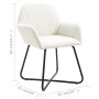 Esstischstühle, 6 Stück, Stoff in Cremefarbe. von vidaXL, Essstühle - Ref: Foro24-277099, Preis: 674,31 €, Rabatt: %