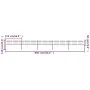Gartenzaun mit Speerspitzen Stahl schwarz 8,5x0,6 m von vidaXL, Zaunpaneele - Ref: Foro24-277597, Preis: 223,25 €, Rabatt: %