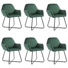 Dining chairs 6 units of green velvet by vidaXL, dining chairs - Ref: Foro24-277008, Price: 700,31 €, Discount: %