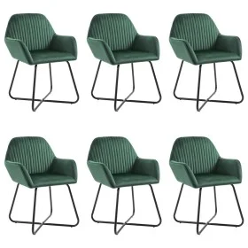 Dining chairs 6 units of green velvet by vidaXL, dining chairs - Ref: Foro24-277008, Price: 689,19 €, Discount: %
