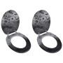 Toilet seats with lids 2 pcs MDF water by vidaXL, Toilet and bidet seats - Ref: Foro24-275916, Price: 86,94 €, Discount: %