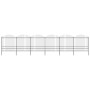 Gartenzaun mit Speerspitzen aus schwarzem Stahl (1,75-2) x 10,2 m von vidaXL, Zaunpaneele - Ref: Foro24-277753, Preis: 564,66...