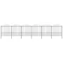 Gartenzaun mit Speerspitzen aus schwarzem Stahl (1,75-2) x 10,2 m von vidaXL, Zaunpaneele - Ref: Foro24-277753, Preis: 553,56...