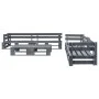 6-piece gray wood pallet garden furniture set by vidaXL, Garden sets - Ref: Foro24-276322, Price: 475,53 €, Discount: %