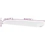 Estantes de pared 4 unidades blanco 60 cm de vidaXL, Estantes y estanterías - Ref: Foro24-275997, Precio: 65,18 €, Descuento: %