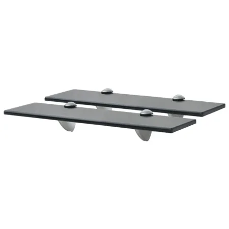 Floating shelves 2 units glass 8 mm 40x20 cm by vidaXL, Shelves and shelves - Ref: Foro24-3051527, Price: 31,17 €, Discount: %