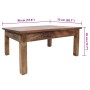 Mesa de centro madera maciza de caoba 96x73x45 cm