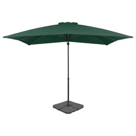 Garden umbrella with green portable base by vidaXL, Umbrellas - Ref: Foro24-276328, Price: 195,08 €, Discount: %