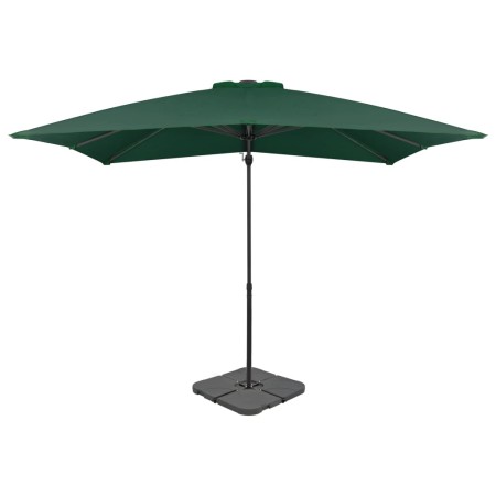 Gartenschirm mit grünem tragbarem Sockel von vidaXL, Sonnenschirme - Ref: Foro24-276328, Preis: 204,44 €, Rabatt: %